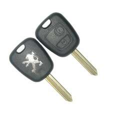 Carcasa cheie cu 2 butoane pentru Peugeot, lama tip X